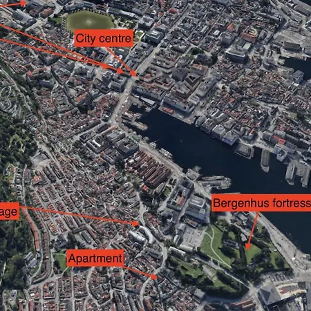 Apartamento Renovated Jan 24 - Queen Beds - Behind Bryggen Bergen
