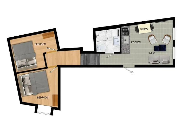 Renovated Jan 24 - Queen Beds - Behind Bryggen Διαμέρισμα *